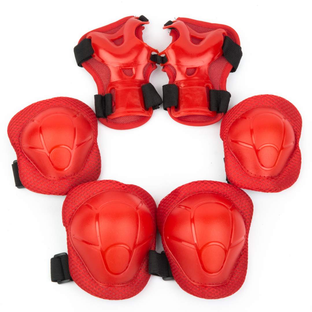Защита детская (комплект) HE05044 (M) красная 